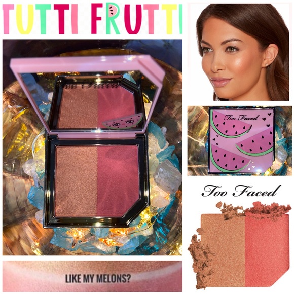Too Faced Other - TOO FACED Fruit Cocktail BLUSH DUO Like My Melons